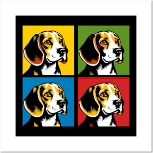 Beagle Pop Art - Dog Lover Gifts Posters and Art